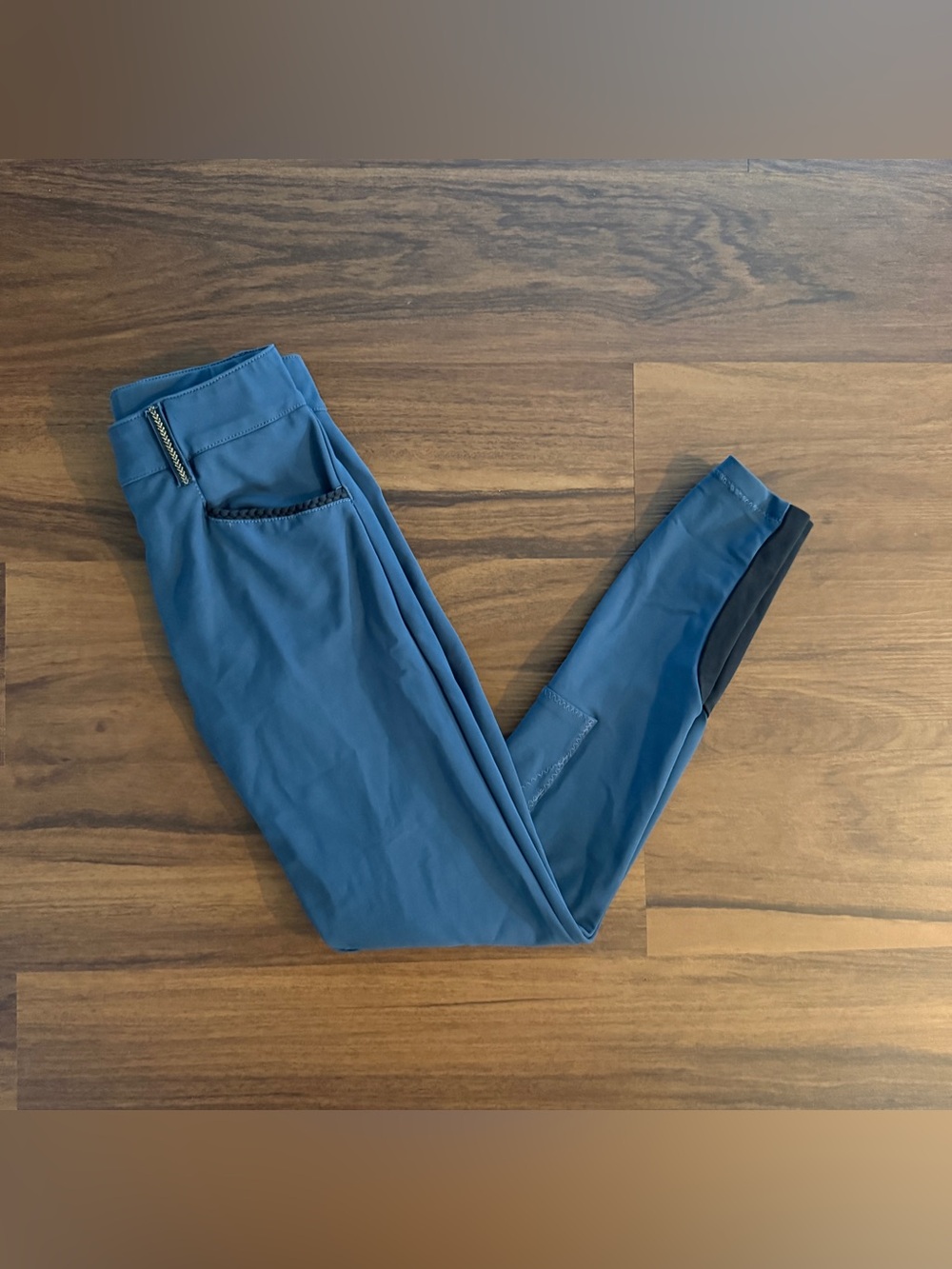 Women’s Size 22R (EU32) Blue Dada Sport Knee Patch Horseback Riding Breeches